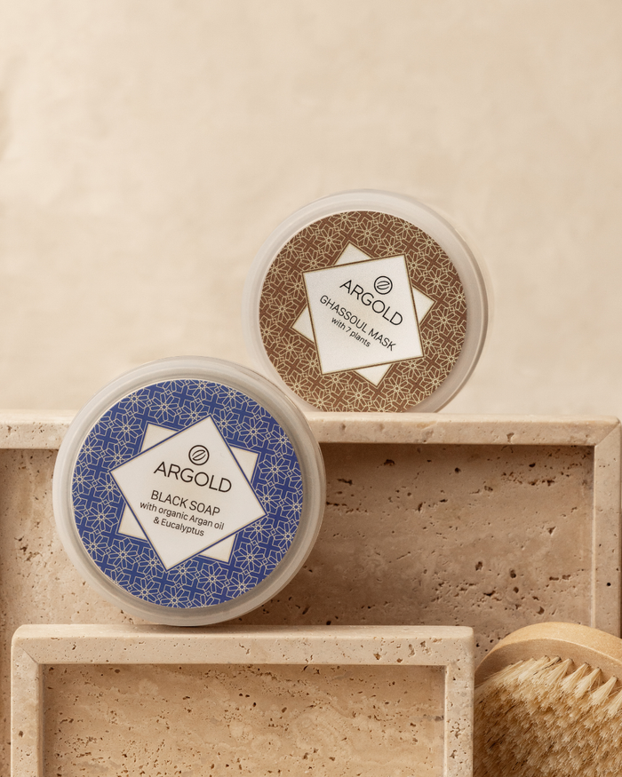 Savon Noir & Ghassoul : deux essentiels, un rituel complet